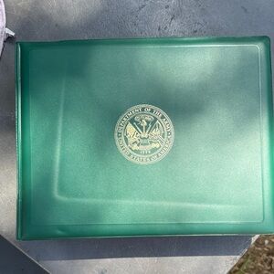 Army Green Military Certificate Holder